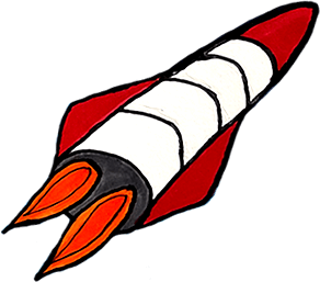 ロケットのイラスト